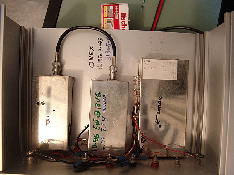 Les 3 modules du linkTRX-III.
